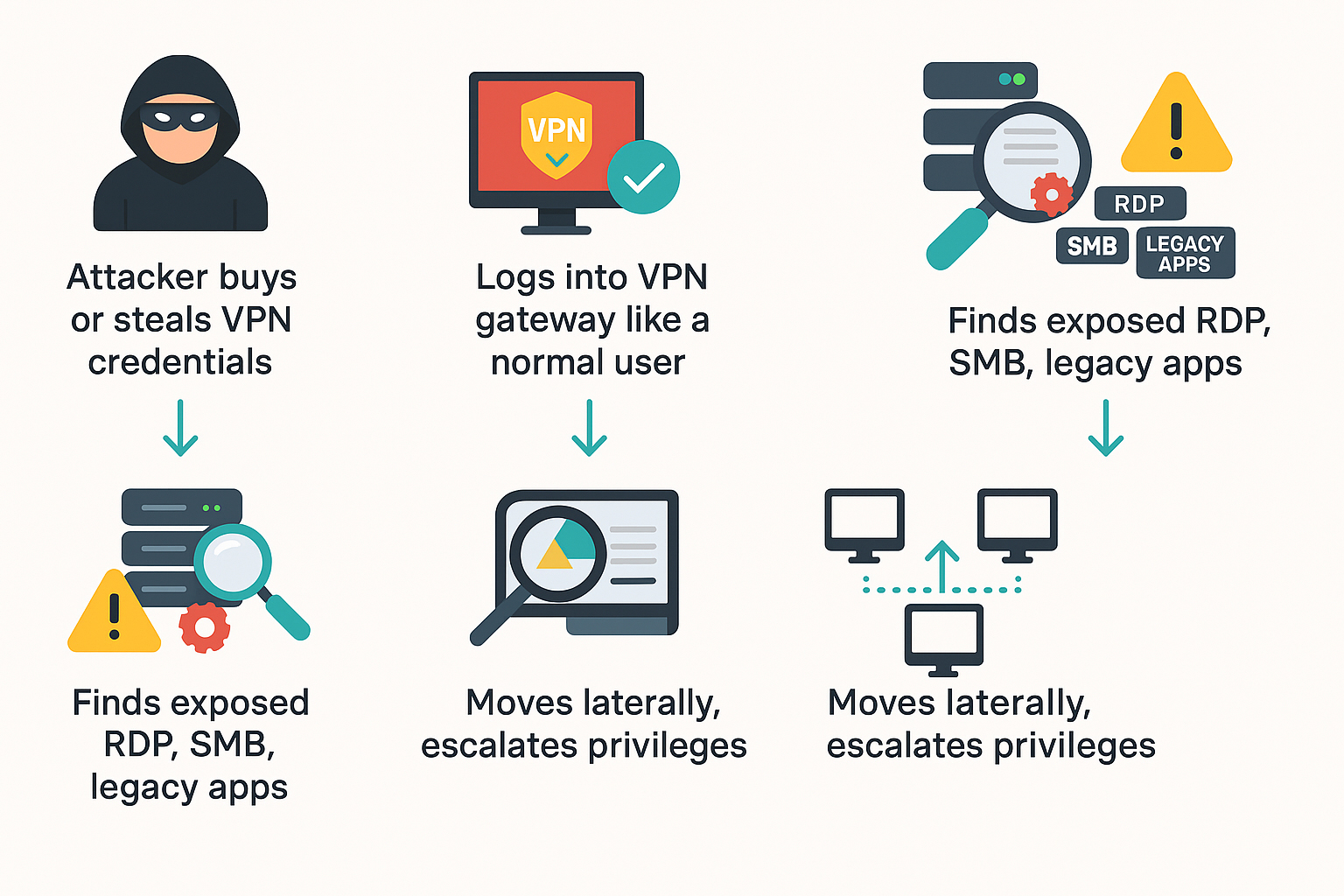 A Simple VPN Attack Path